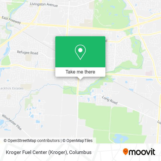 Kroger Fuel Center map