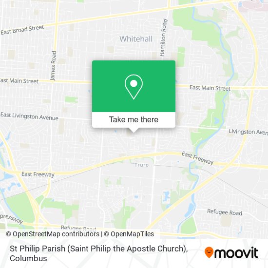 Mapa de St Philip Parish (Saint Philip the Apostle Church)