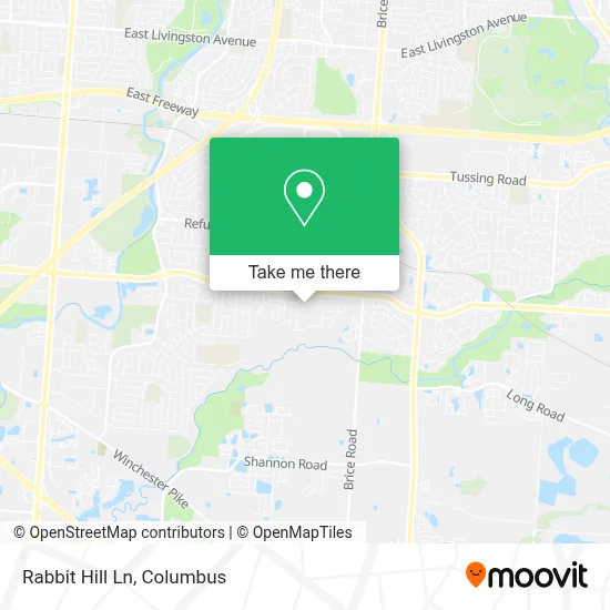 Rabbit Hill Ln map