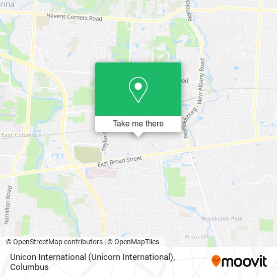 Mapa de Unicon International (Unicorn International)