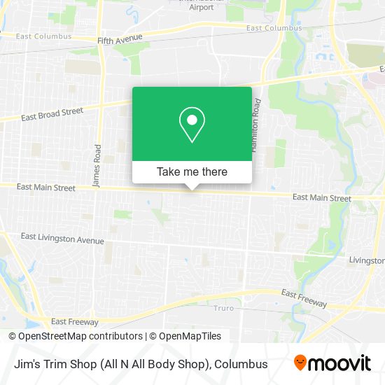 Jim's Trim Shop (All N All Body Shop) map