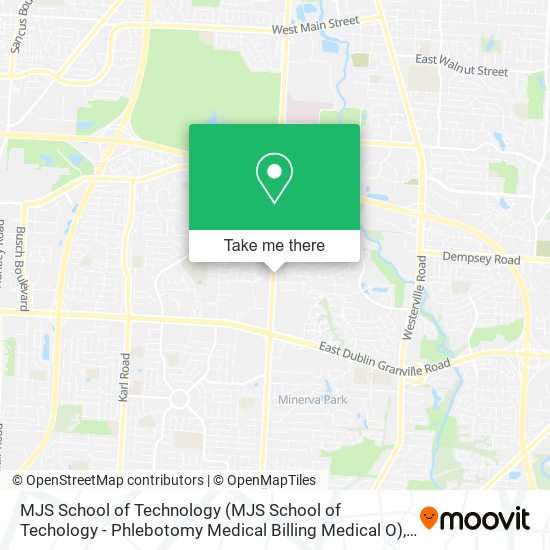 MJS School of Technology (MJS School of Techology - Phlebotomy Medical Billing Medical O) map