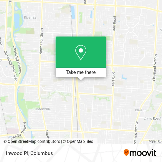 Inwood Pl map