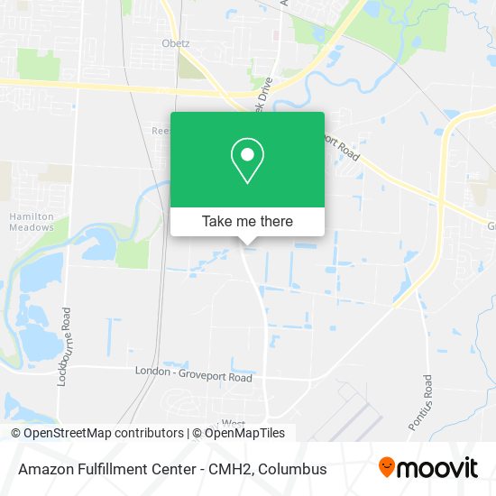Amazon Fulfillment Center - CMH2 map