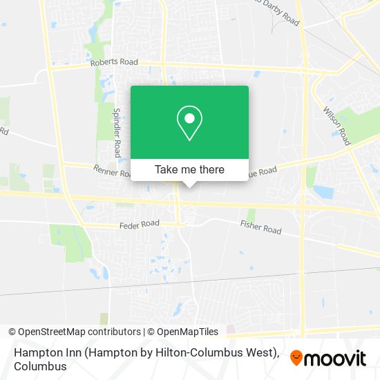 Hampton Inn (Hampton by Hilton-Columbus West) map