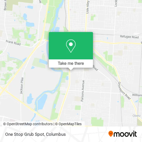 Mapa de One Stop Grub Spot