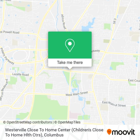Westerville Close To Home Center (Children's Close To Home Hlth Ctrs) map