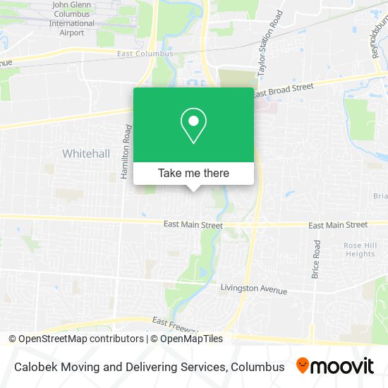 Mapa de Calobek Moving and Delivering Services