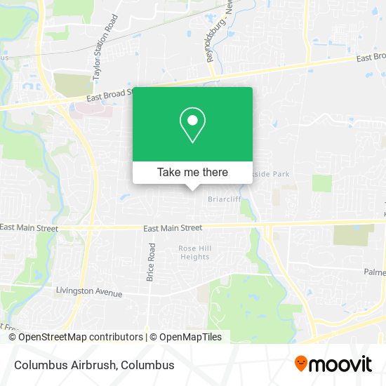 Mapa de Columbus Airbrush