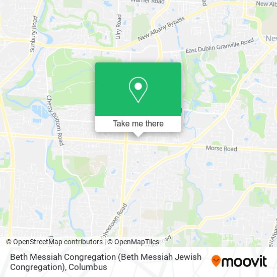 Beth Messiah Congregation map