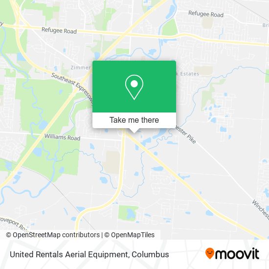 Mapa de United Rentals Aerial Equipment