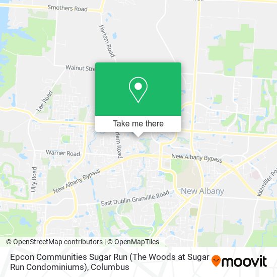 Epcon Communities Sugar Run (The Woods at Sugar Run Condominiums) map