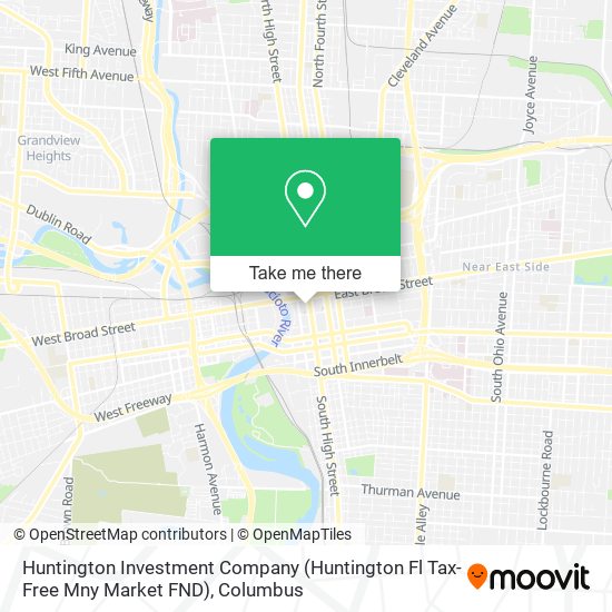 Huntington Investment Company (Huntington Fl Tax-Free Mny Market FND) map