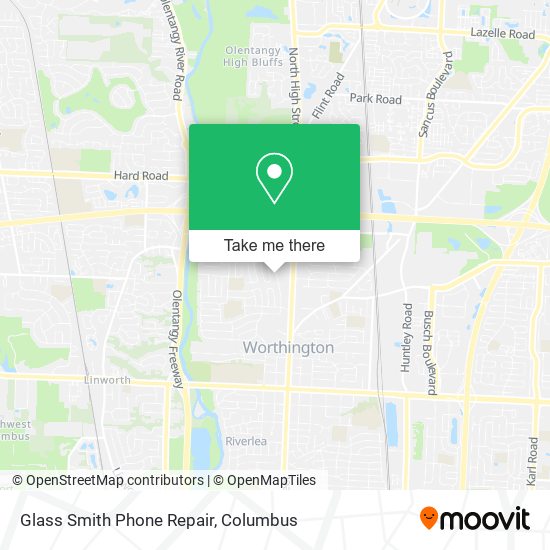 Glass Smith Phone Repair map