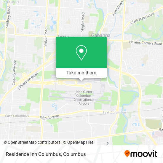 Mapa de Residence Inn Columbus