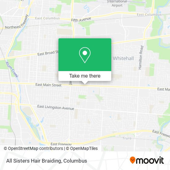 All Sisters Hair Braiding map