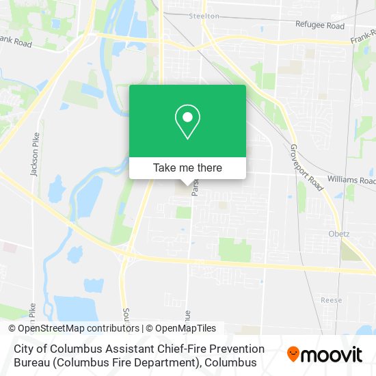 City of Columbus Assistant Chief-Fire Prevention Bureau (Columbus Fire Department) map