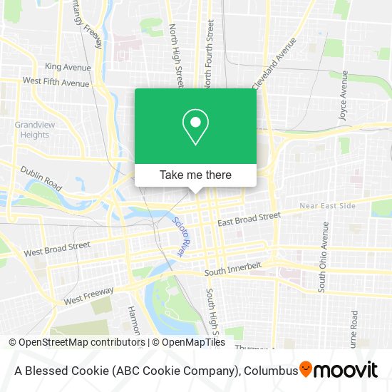 A Blessed Cookie (ABC Cookie Company) map