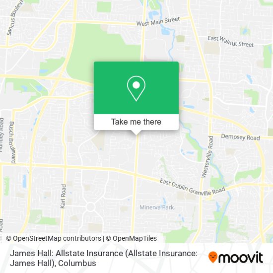 James Hall: Allstate Insurance map