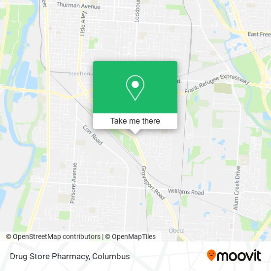 Mapa de Drug Store Pharmacy