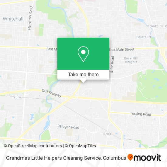 Grandmas Little Helpers Cleaning Service map