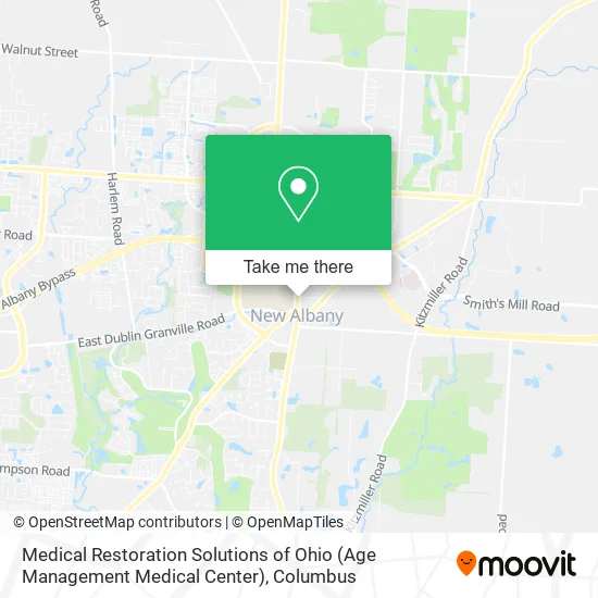 Medical Restoration Solutions of Ohio (Age Management Medical Center) map