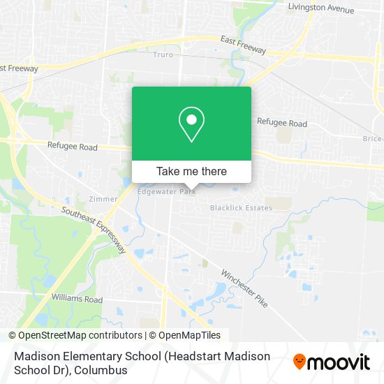 Mapa de Madison Elementary School (Headstart Madison School Dr)