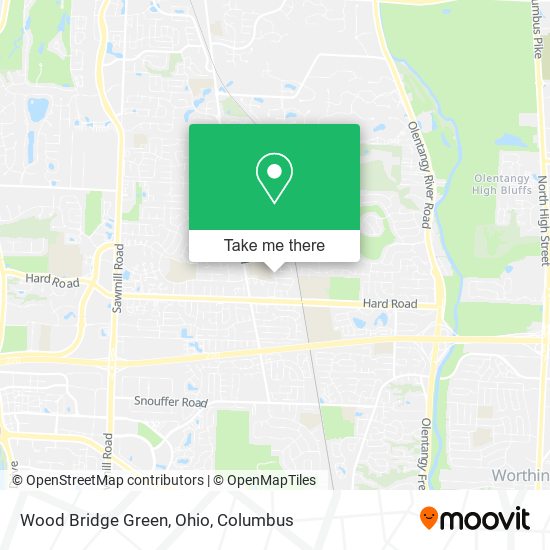 Wood Bridge Green, Ohio map