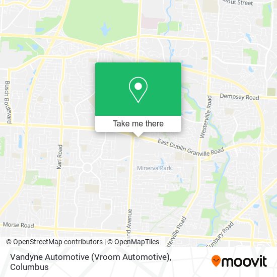 Mapa de Vandyne Automotive (Vroom Automotive)