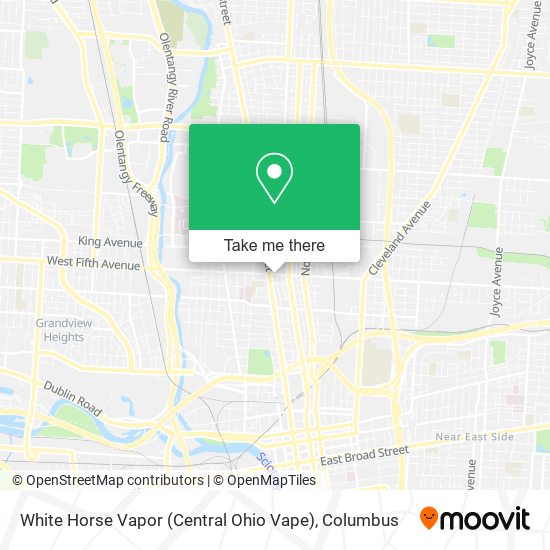 White Horse Vapor (Central Ohio Vape) map