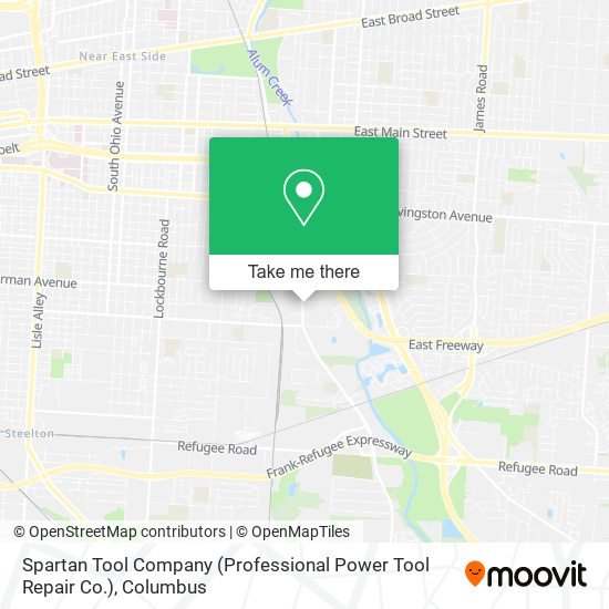 Spartan Tool Company (Professional Power Tool Repair Co.) map