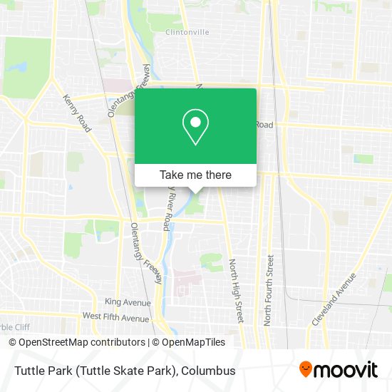 Mapa de Tuttle Park (Tuttle Skate Park)
