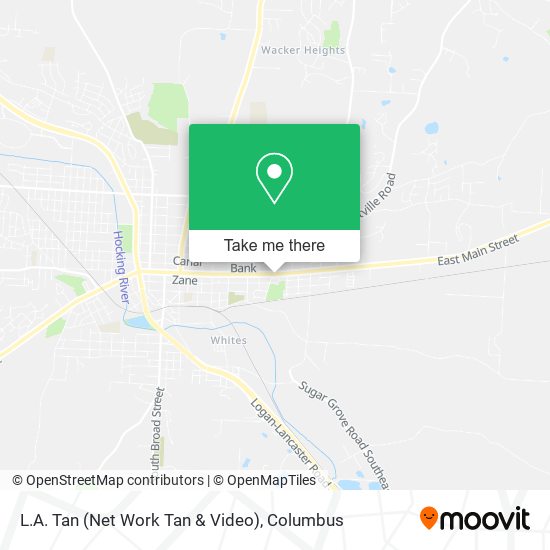 L.A. Tan (Net Work Tan & Video) map