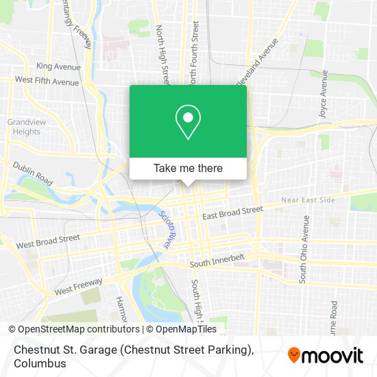 Mapa de Chestnut St. Garage (Chestnut Street Parking)