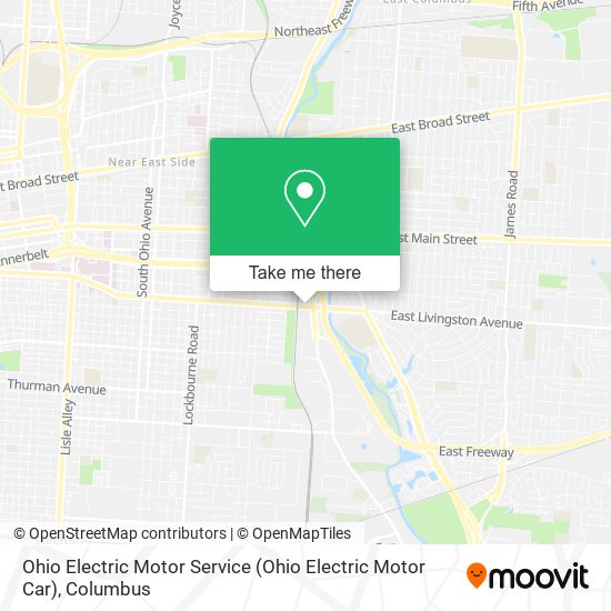 Mapa de Ohio Electric Motor Service