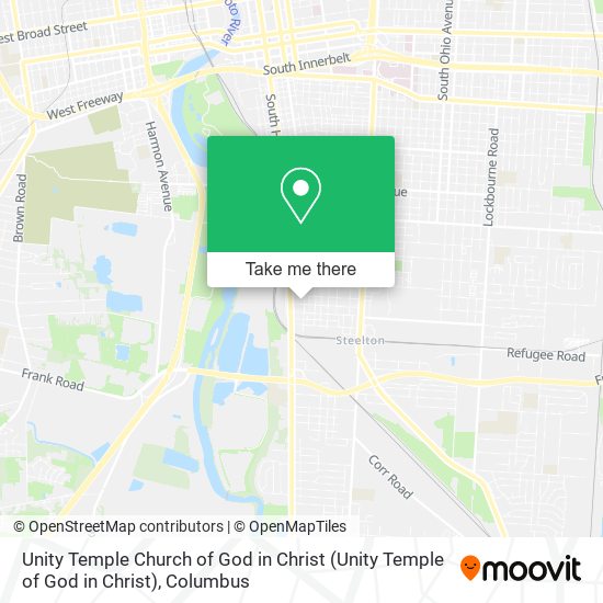 Unity Temple Church of God in Christ map