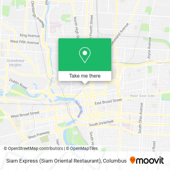 Mapa de Siam Express (Siam Oriental Restaurant)