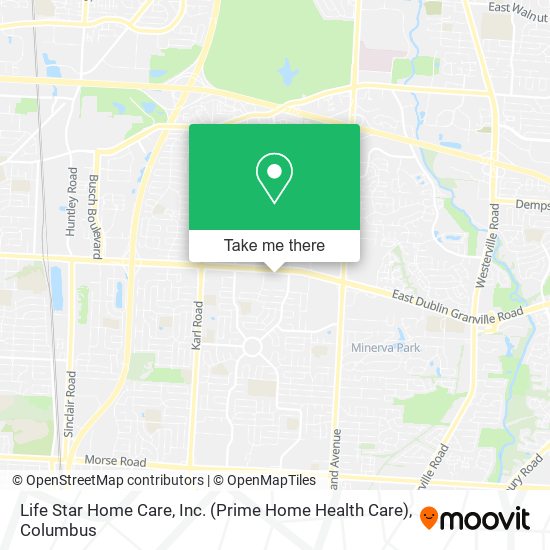 Mapa de Life Star Home Care, Inc. (Prime Home Health Care)