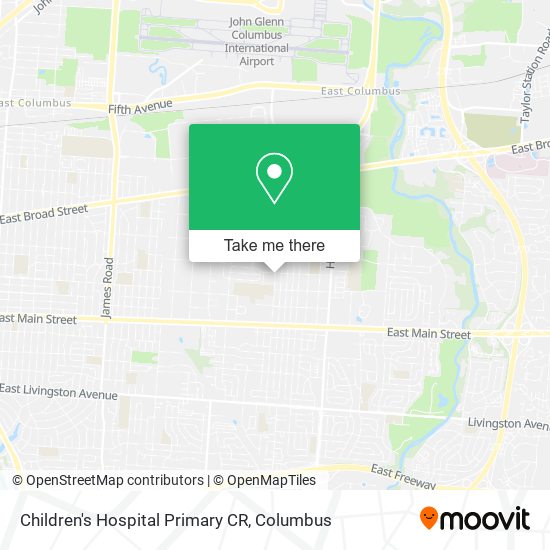 Mapa de Children's Hospital Primary CR