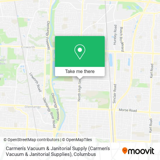Mapa de Carmen's Vacuum & Janitorial Supply