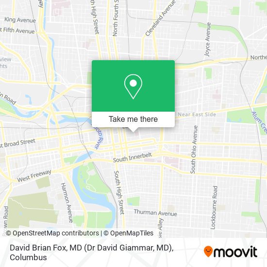 David Brian Fox, MD (Dr David Giammar, MD) map
