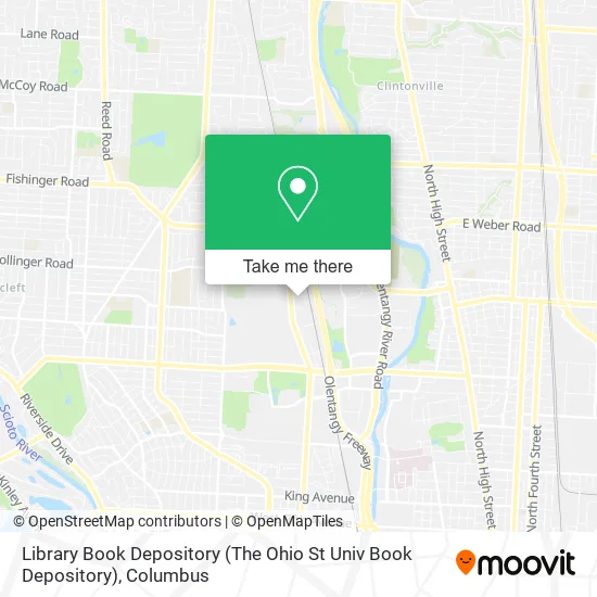 Library Book Depository (The Ohio St Univ Book Depository) map