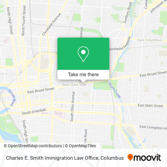 Charles E. Smith Immigration Law Office map