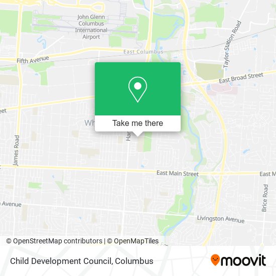 Child Development Council map