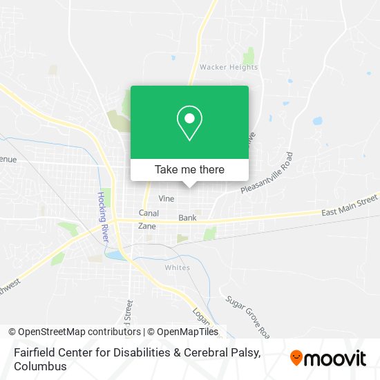 Fairfield Center for Disabilities & Cerebral Palsy map