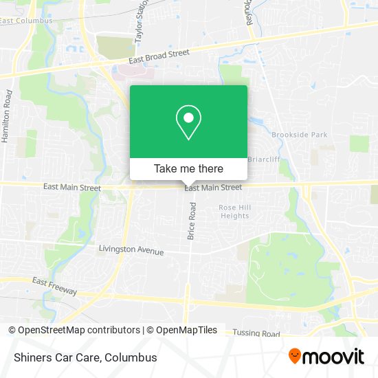 Shiners Car Care map