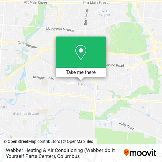 Mapa de Webber Heating & Air Conditioning (Webber do It Yourself Parts Center)