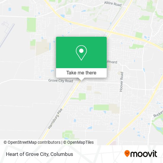 Heart of Grove City map