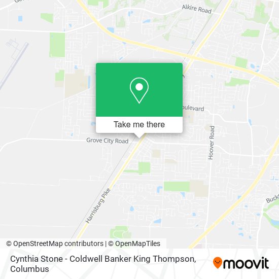 Mapa de Cynthia Stone - Coldwell Banker King Thompson