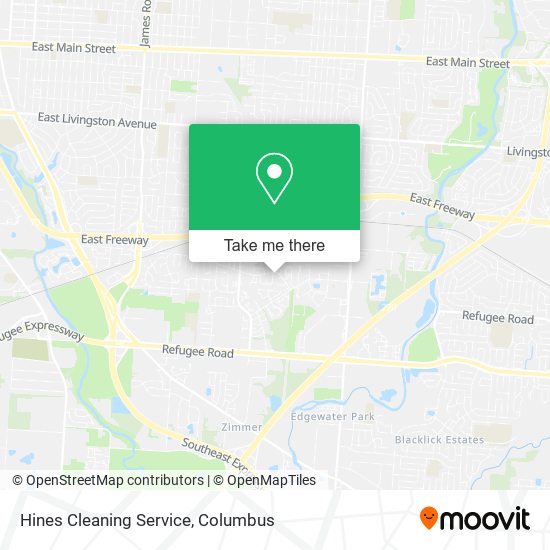 Mapa de Hines Cleaning Service